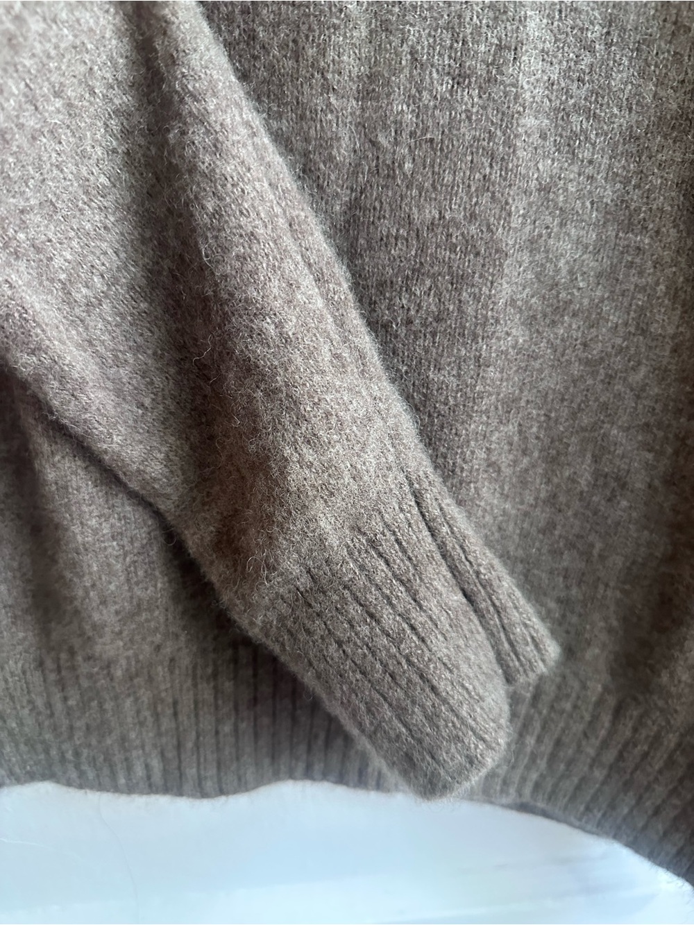 Quince 100% Yak Wool Turtleneck Sweater - Brown - Picture 4 of 7